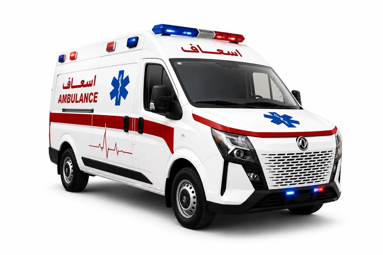 سيارة إسعاف حديثة مجهزة موديل 2025-2026 — Elite Care